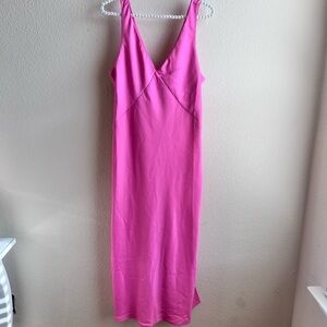 a new day Pink Midi Dress